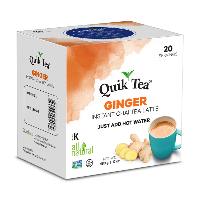 Ginger Chai Tea Latte | Single Serve | QuikTea