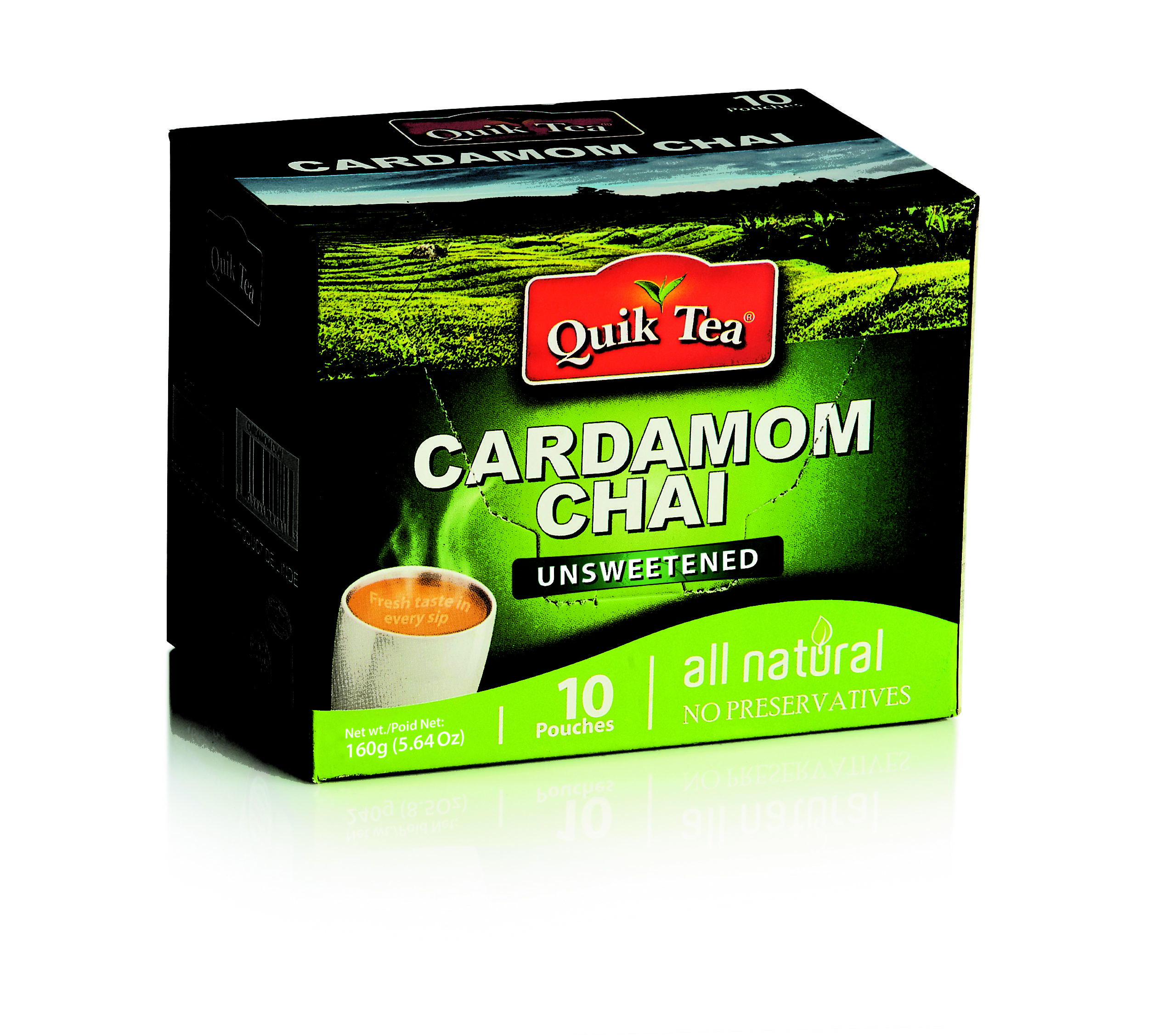 Unsweetened Cardamom Chai Latte - 10 pack