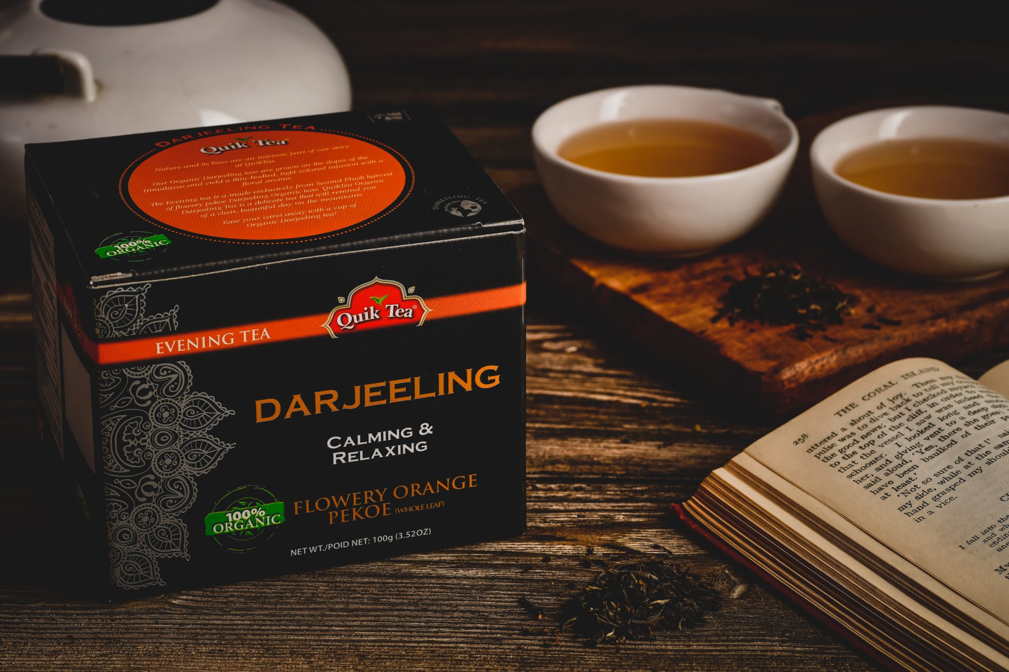 Organic Darjeeling Leaf Tea QuikTea